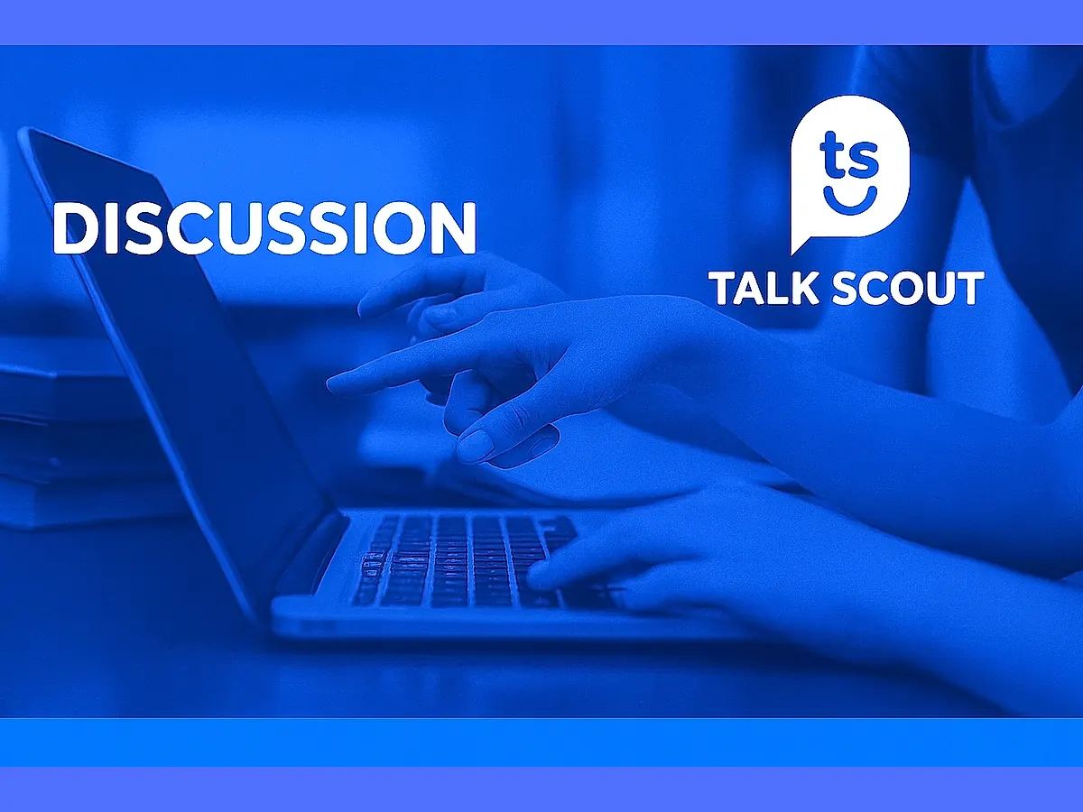 Talk Scout recruiter taking a client brief