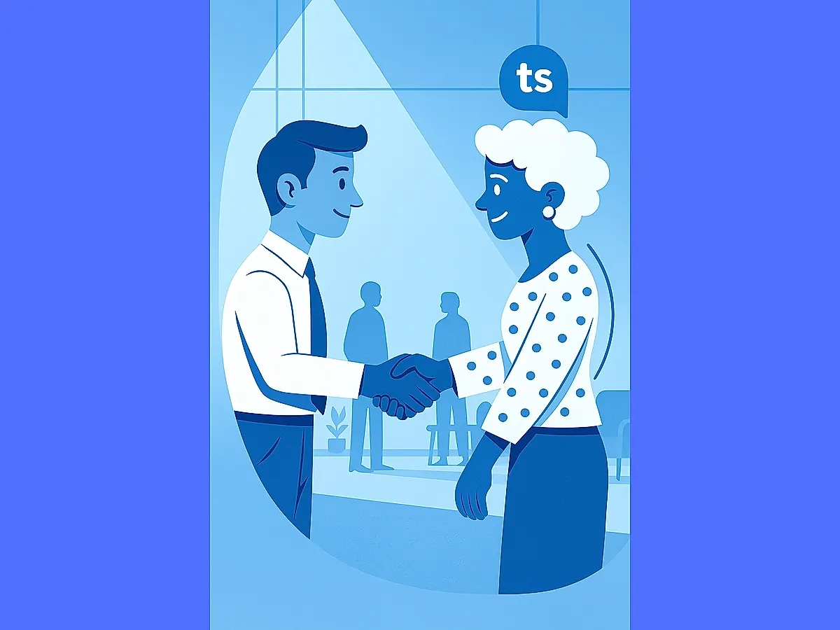 A placed call center agent starting work